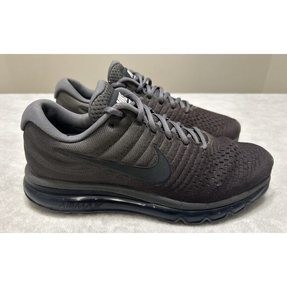 Nike Air Max 2017 Retro Shoes Mens Size 8.5 Gray Anthracite Sneakers Running - Picture 1 of 9